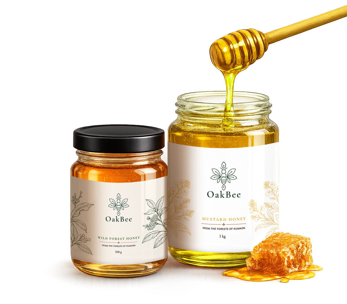 OakBee raw honey from the forests of Kumaon